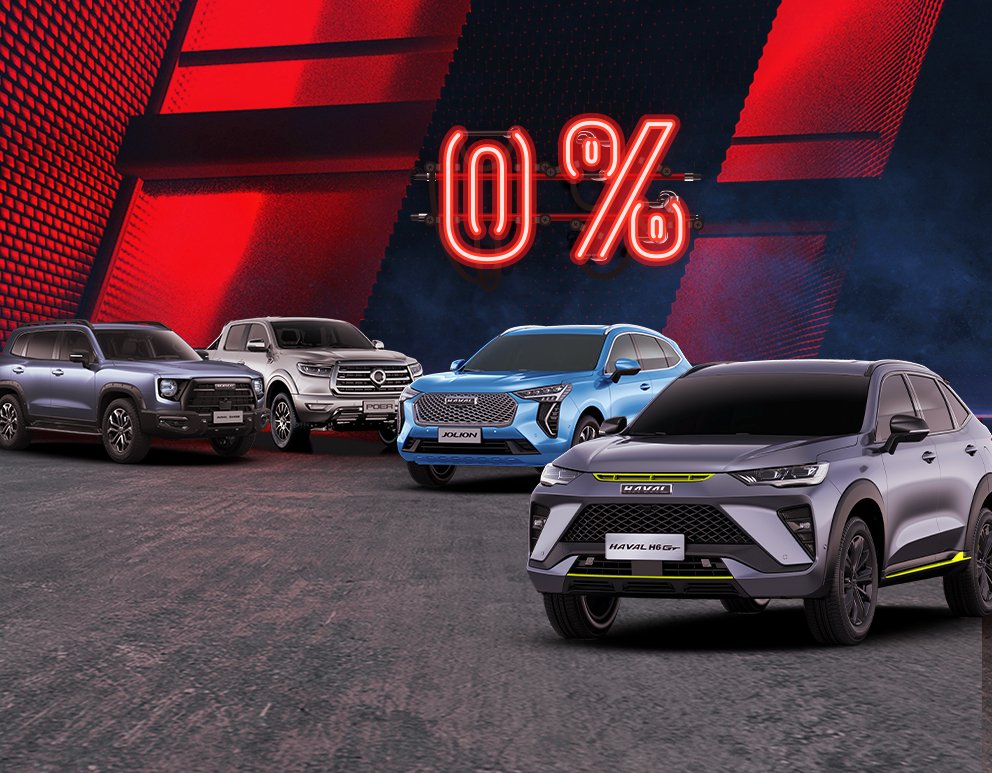 Own one of HAVAL vehicles with 0% Interest